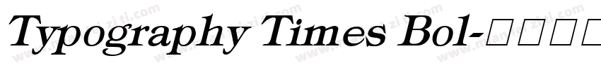 Typography Times Bol字体转换